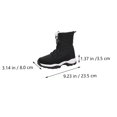 thumbnail image 4 of WORGEOUS 1 par de botas de nieve de felpa para mujer de invierno a la moda, botas de nieve altas medias cálidas, 4 of 7