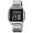 silver, variant on Men's Square Outdoor Digital Watch with Stainless Steel Band for Students and Youth