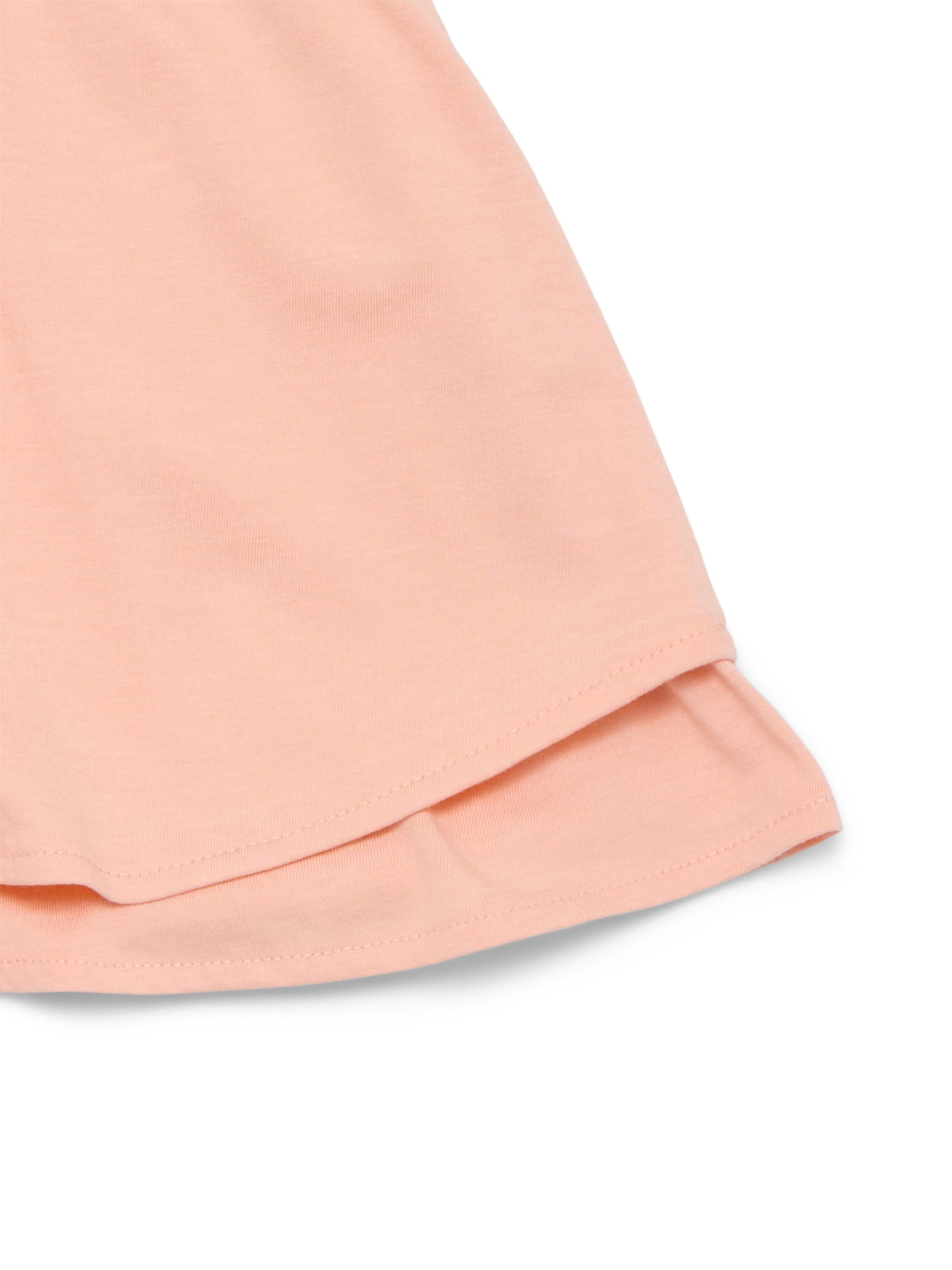 Wonder Nation Little Girls Ruffle Scooter Skirt, Sizes 4-10