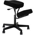 thumbnail image 3 of F1445-BK Solace Plus Ergonomic Height Adjustment Kneeling Chair Seating - Black, 3 of 3