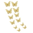 thumbnail image 2 of 3D Hollow Butterfly Wall Stickers Home Decor Cardboard Butterfly Wall Stickers, 2 of 7