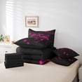 thumbnail image 6 of jejeloiu Console Gamer Gaming 7pcs Bedding Comforter Set,Cmodern Video Games Queen Bedding Sets,Pink Black Queen Sheet Sets For Boys Teens,Ultra Soft Home Decor Reversible, 6 of 8