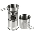 thumbnail image 2 of Graflsoa Durable Stainless Steel Camping Cookware Set with Foldable Stove and Pot for Outdoor Adventures, 2 of 6