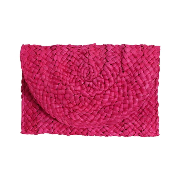 GASTROPOD Women Evening Clutch Purse Summer Beach Handbag Woven Envelope Bag