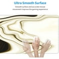 thumbnail image 5 of Marble Large Mouse Pad for Desk, Waterproof Extended Gaming Mousepad Desktop, Non-slip Big Long Full deskpad with Stitched Edges for Laptop, Keyboard, Computer for Decor Women Office, XL 31.5*11.8 In, 5 of 6