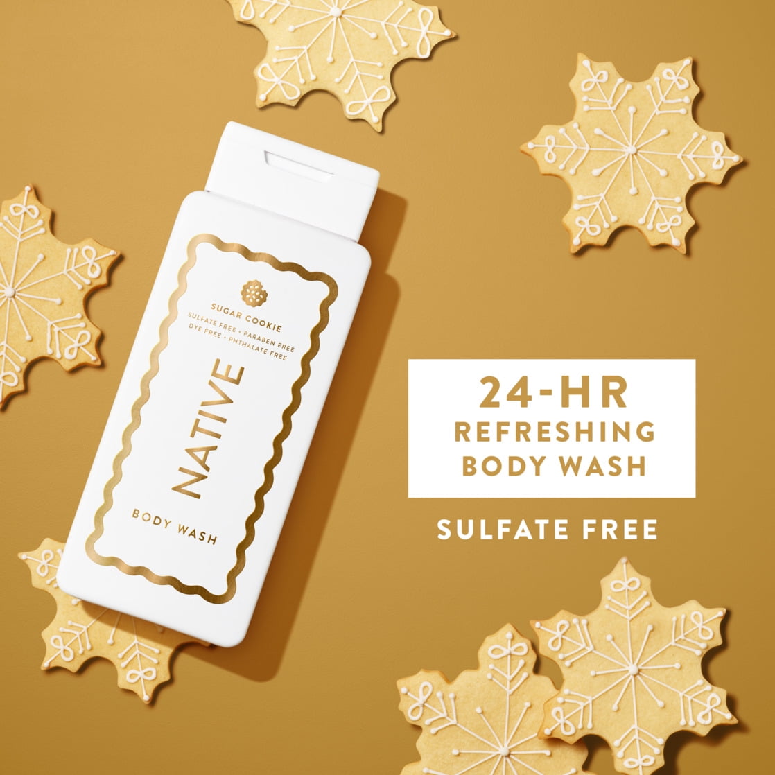 Native Limited Edition Sugar Cookie Body Wash 18 oz