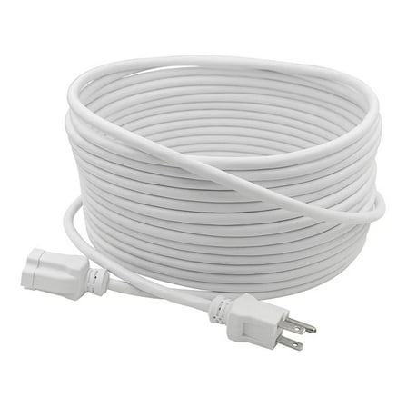 Prime EC883627 35-Foot 16/3 SJTW Patio and Deck Extension Cord, White,