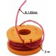 thumbnail image 2 of 6 piezas reemplazan la cortadora de césped WORX WA0010 y 1 tapa de carrete de recortadora, compatible con WA0010,6+2, 2 of 5