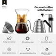 thumbnail image 7 of MITBAK Pour Over Coffee Maker Set | Kit Includes 40 OZ Gooseneck Kettle with Thermometer, Coffee Mill Grinder & 20 OZ Coffee Dripper Brewer | Great Replacement for Coffee Machines | Excellent..., 7 of 7