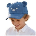 thumbnail image 3 of Staki Toddler Hats Boys Toddler Baseball Hat Super Soft Kids Baseball Hat Toddler Boy Baseball Hat Toddler Hats for Girls Dark Blue,3-8 Years, 3 of 9