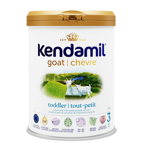 Kendamil Boisson en Poudre pour Tout-Petits au Lait Entier A2 de Chèvre, 800 g