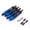Blue, variant on Riousery 80mm / 3.1 inches Aluminum Front and Rear RC Car Shock Absorbers Replacement Parts Accessory for RGT 136100 1/10 Model, Blue Color, 4 Pieces Included