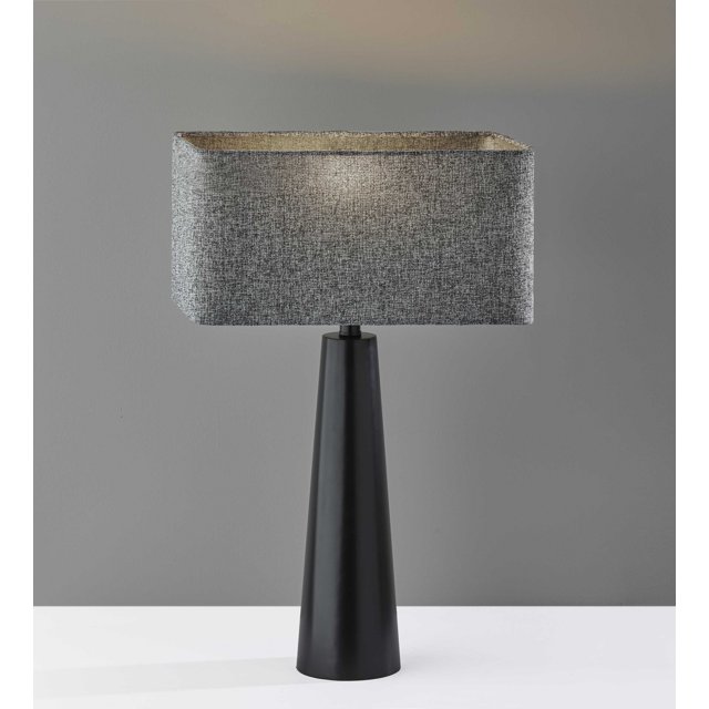 Lampe de Table en Métal Noir 16 X 8 X 25,5