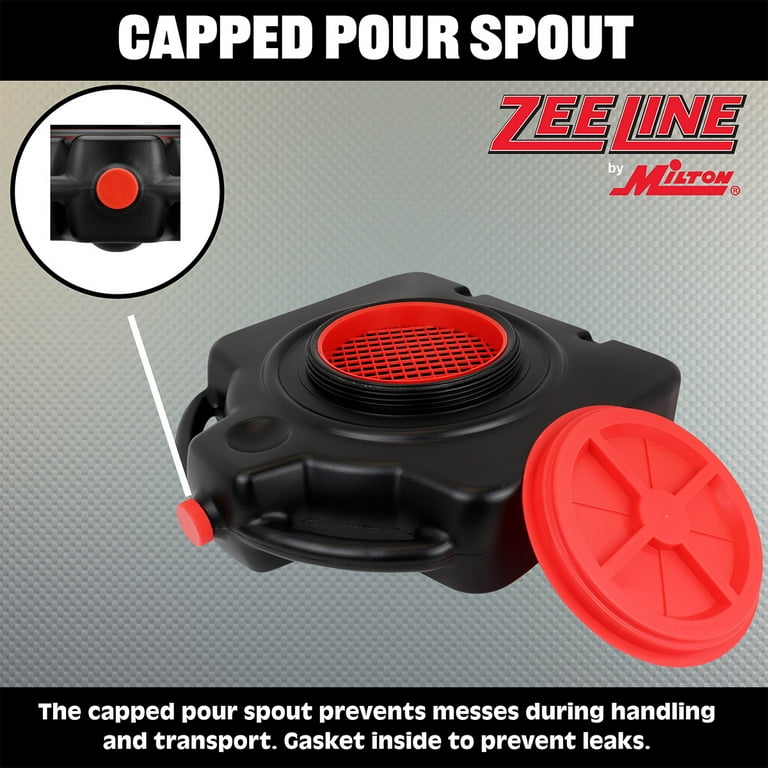 ZEELINE BY MILTON 15-Quart Drain Pan, Heavy-Duty Plastic Oil Pan