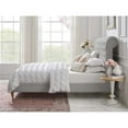 thumbnail image 4 of Addalynn Bed Gray wood Linen Queen Rolled Top Button Tufted Nailhead Trim, 4 of 13