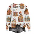 thumbnail image 5 of Chandails d'Hiver Grande Taille pour Femmes Mode Décontractée Col Rond Manches Longues Imprimé de Noël Sweat à Capuche Drôle, 5 of 5