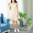 thumbnail image 5 of BUIGTTKLOP Nightgown for Women Sleeveless Spaghetti Strap Pajamas Dress V Neck Knee Length Nightshirts Soft Loungewear, 5 of 6