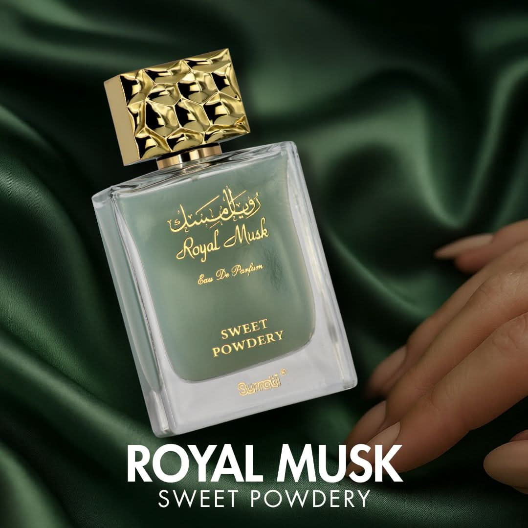 Royal Musk Sweet Powdery EDP 100ML (3.4 OZ) by SURRATI, Exotic Fragrances for Men  Women.