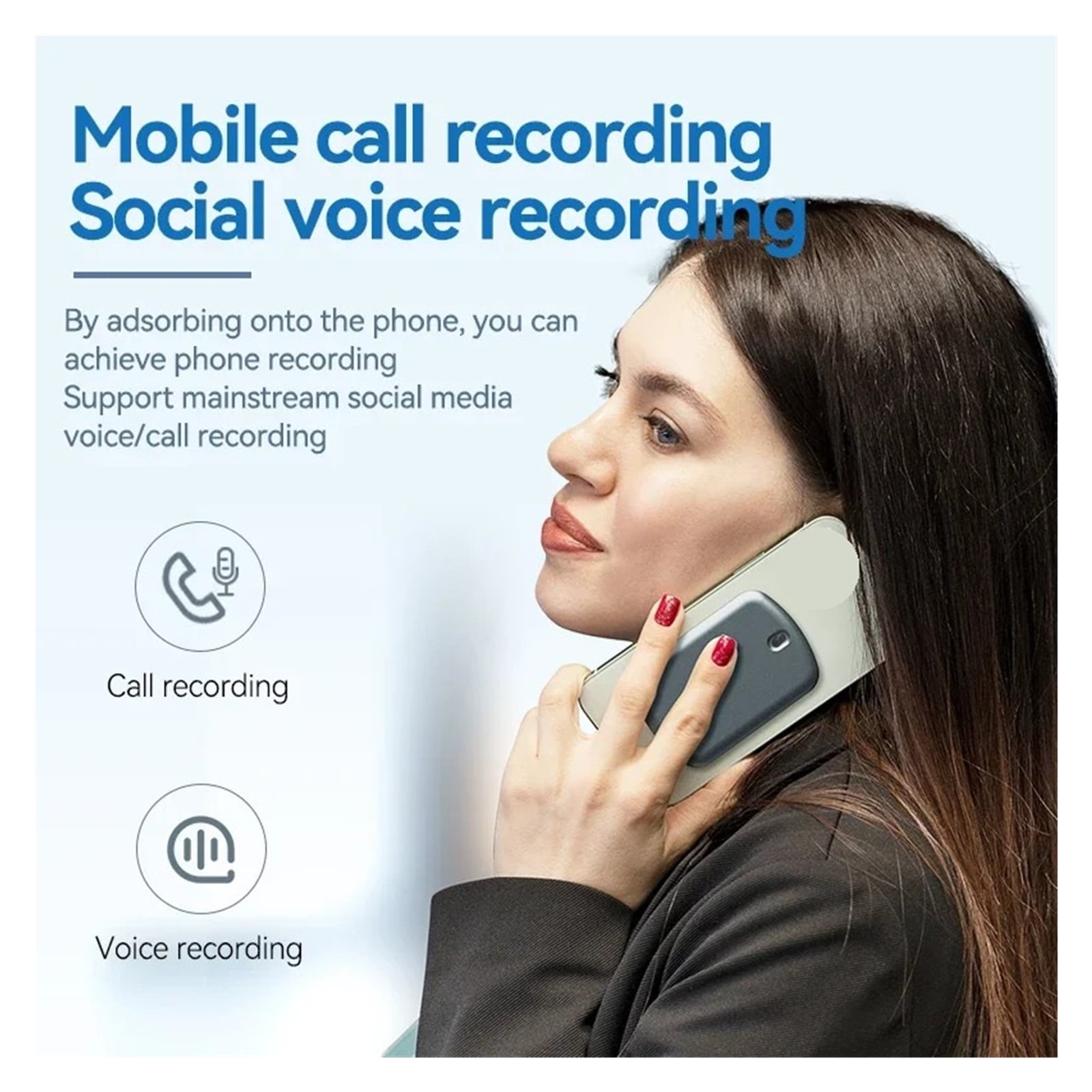 Powered Phone Call Mini Voice Recorder Control Translator Sound Dictaphone ,Multi-Function