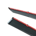 thumbnail image 4 of Ikon Motorsports Window Visors w/ Chrome Trims Fits 2020-2025 Toyota Highlander, Tape On Slim Style PP Injection Rain Sun Guards Wind Vent Deflector, 4 of 6