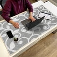 thumbnail image 3 of Sussexhome Large Mouse Pad for Desk - Cotton Mousepad for Desktop, Table, Office Desk Pad - Thin, Light, Portable Laptop Mat for Computer Mice - Machine Washable, Non-Slip, Foldable - 24" x 44", 3 of 8