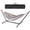 White-Brown, variant on CONCETTA Double Hammock with Space Saving Steel Stand, Portable Outdoor Patio & Yard Relaxation