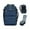 Navy Blue, variant on 17 Inch Laptop Backpack Travel Backpacks Carry on Daypack for Men Women for Spirit Airlines Personal Item Bag 18x14x8 with Wet Pocket, 32L, Black