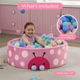 thumbnail image 3 of Delta Children Ladybug Soft Ball Pit with 50 Play Balls, 3 of 12
