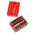 thumbnail image 3 of 33 piezas de broca de seguridad con soporte de broca de extensión Tri  hexagonal broca de destornillador de acero kusrkot  Bit de seguridad, 3 of 8