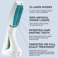 thumbnail image 5 of Hair Growth Laser Comb, Hairmax Ultima 12 FDA-Cleared Regrowth Device, Red Light Therapy, Cordless, For Men & Women, 5 of 11