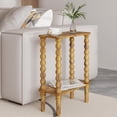 thumbnail image 1 of Narrow Side Table, Small End Table with Storage Shelf, Modern Bedside Table Night Stand for Living Room, Bedroom, Office and Small Spaces (Rustic Brown), 1 of 8
