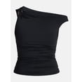 thumbnail image 5 of Madden NYC Women's Sleeveless Ruched Top, Sizes XXS-XXL, 5 of 5