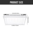 thumbnail image 2 of HONITANO Lightweight Black Reptile Breeding Box ABS Plastic Container with Clear View, 2 of 6