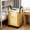 Gold, variant on Rolling Storage Bag with Wheels, Foldable Laundry Hamper Organizer, Large Capacity Waterproof Fabric Storage Bin with Carry Handles for Clothes, Blankets, Dorm