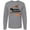 AC-Heather Grey, variant on Inktastic Multiple Sclerosis Awareness Butterfly Ribbon Long Sleeve T-Shirt