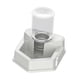 thumbnail image 2 of Comedero para reptiles, resistente, para mascotas, adorno, fácil limpiar, regalo, dispensador agua portátil para serpientes, geckos y tortugas. Blanco, 2 of 8