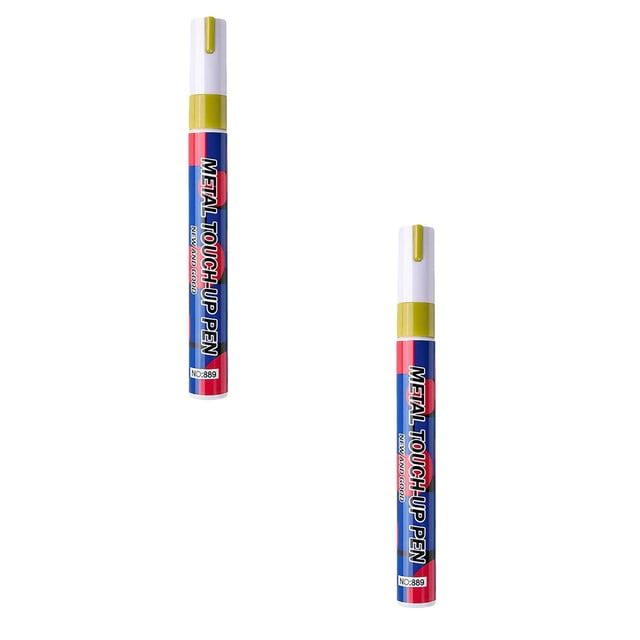 2PCS Pen Stone TouchUp Pen for Restoring Faded Inscriptions Memorial Day Decoration Quick-Drying, Strong Coverage, WeatherResistant Ideal for GravestoneLettering