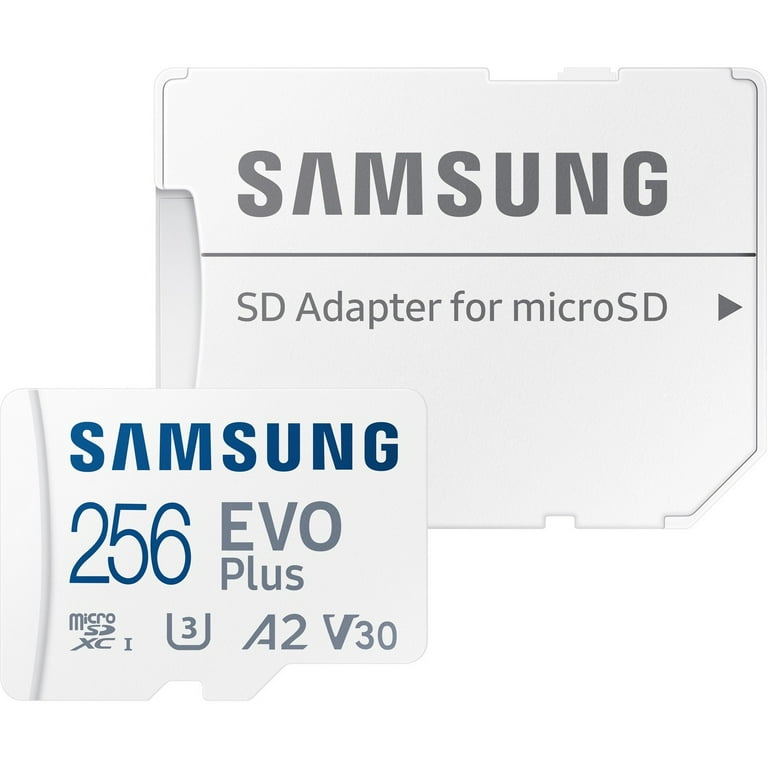 SAMSUNG EVO Plus 256GB microSDXC Card with Adapter, Model MB-MC256KA/AM - Walmart.com SAMSUNG EVO Plus 256GB microSDXC Card with Adapter, Model MB-MC256KA/AM - Walmart.com