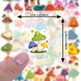 thumbnail image 6 of 35pcs-50pcs Colorful Mushroom Stickers Nature Stationery Stickers Fantasy PVC Stickers for Laptops Suitcases, 6 of 9