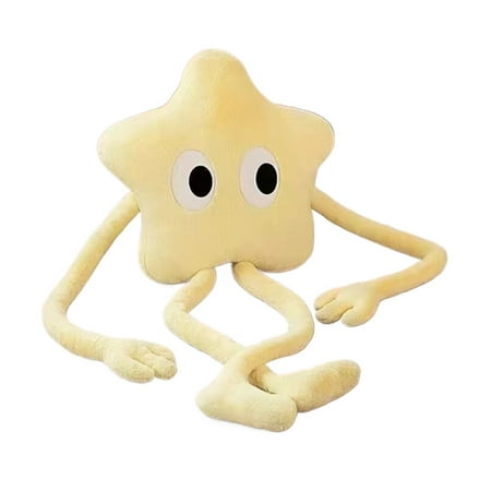 XIANXIAN Long Star Plush Pillow 47 inch Cute Star Stuffed Animals Kawaii Soft Stars Plushies Stars Throw Pillow Plush Toys Gift for Girlfriend Kids