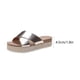 thumbnail image 4 of Nuevas sandalias de mujer de suela gruesa de cuerda de cáñamo, sandalias y zapatillas informales para mujer Wmkox8yii nm5023, 4 of 9