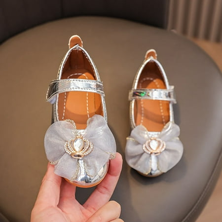 

8QIDA Girls Sandals Size 2 Girls Sandals Fashionable Flowers Rhinestones Decorated Cute Flat Bottoms Lightweight and Comfortable Hook Loop Shoes 25