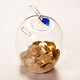 thumbnail image 2 of Hucha de cristal de borosilicato de alta calidad con forma de cerdito, hucha de cristal especial para manualidades, 2 of 3