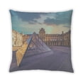 thumbnail image 2 of Ahgly Company Sites Louvre Museum Outdoor Throw Pillow, 18 inch by 18 inch, 2 of 6