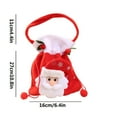 thumbnail image 2 of Christmas Gift Bag Santa Claus Backpack Hanging Bag Christmas Socks Christmas Supplies Gift Candy Bag, 2 of 3