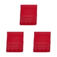 thumbnail image 1 of Langgg Extension Strap Bra Extenders 3 Rows 4 Hook Elastic Lingerie Intimates wine red 3Set, 1 of 6