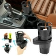 thumbnail image 2 of Bobasndm Car Cup Holder Expander Adapter, 2 in 1 Multifunctional 2 Cup Mount Extender Sturdy Cupholder with 360° Rotating Adjustable Base to Hold Most 17oz - 20 oz Bottles Drink Coffee, 2 of 9