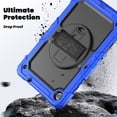 thumbnail image 3 of For Samsung Galaxy Tab A11+/A11 Plus Case 11 inch, 360 Rotating Shockproof Cover with Stand, Screen Protector, Shoulder Strap (2025, SM-X230/X235/X236), Blue, 3 of 7
