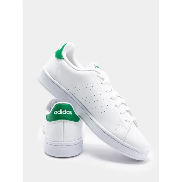 NEW Ad-id-as Advantage Tennis Casual Sneakers White Green GZ5300 Mens Size 11