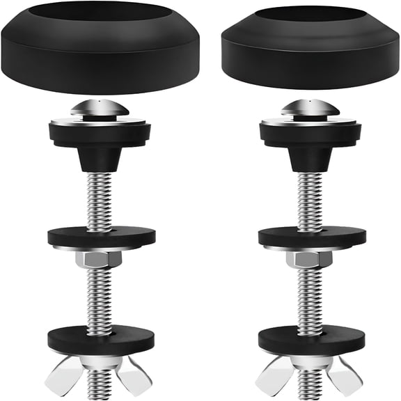 SELIVO Universal Toilet Tank to Bowl Gaskets Kit, 2PCS 2.75‘’ Heavy Duty Toilet Tank Bolts Replacement, Fits Most 2-Inch and 3-Inch Leak Resistance Toilet Flush Valve Opening